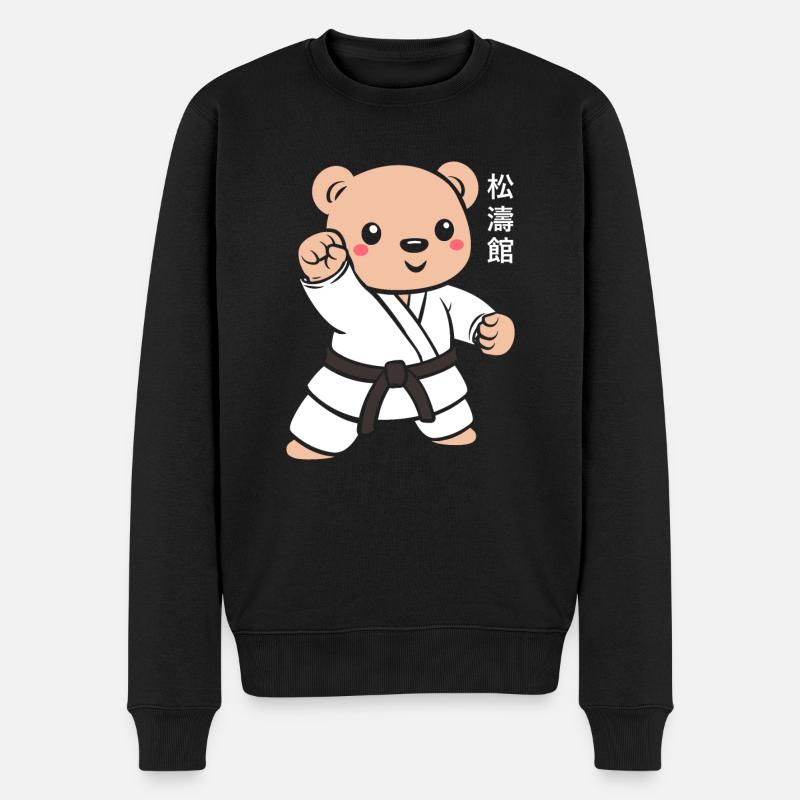 karate - Pull Premium bio Homme - noir
