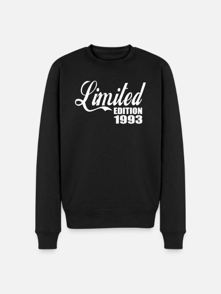 Edition limitée 1993 - Pull Premium bio Homme - noir