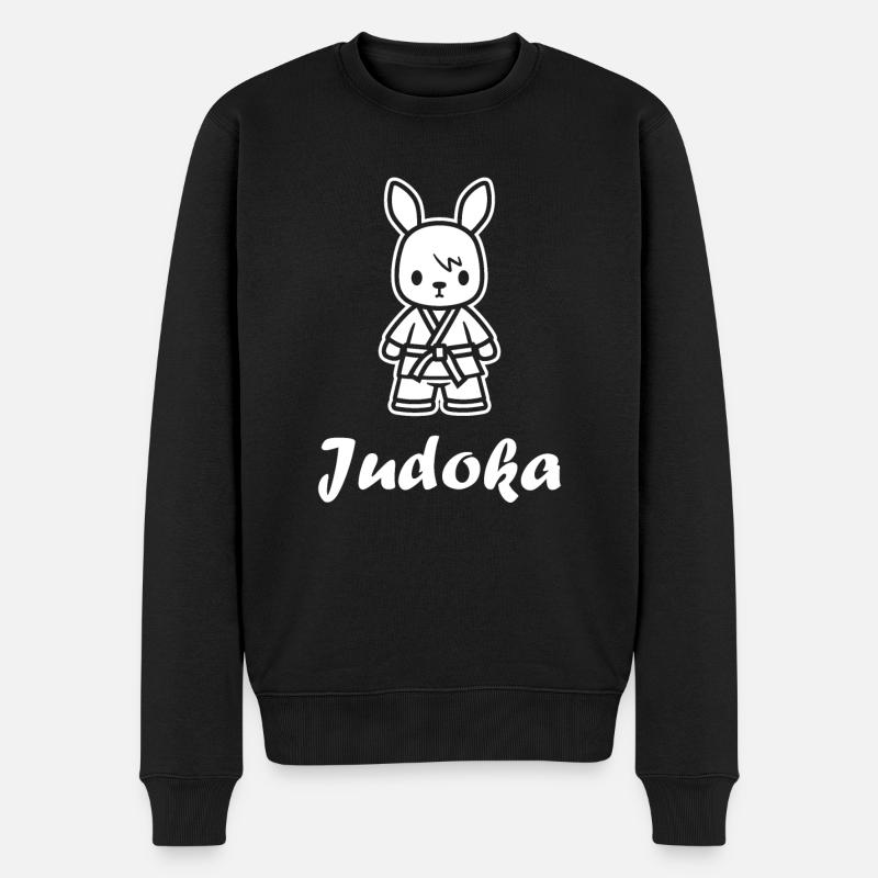 judo - Pull Premium bio Homme - noir