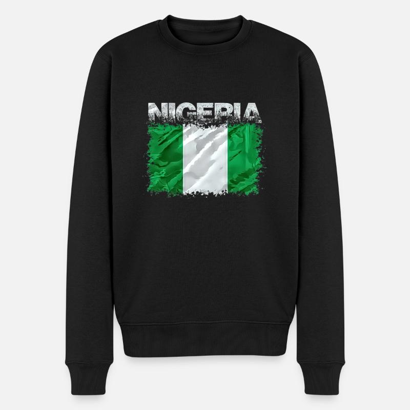 Nigéria - Pull Premium bio Homme - noir