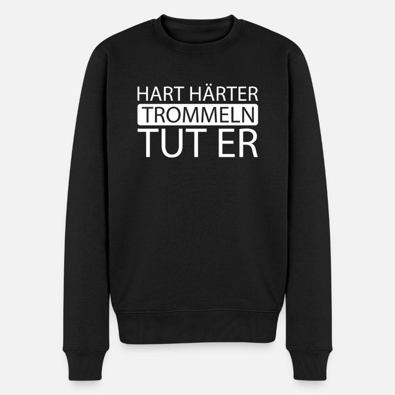 Drums Drummers Drummers - Men's Premium Organic Jumper - black