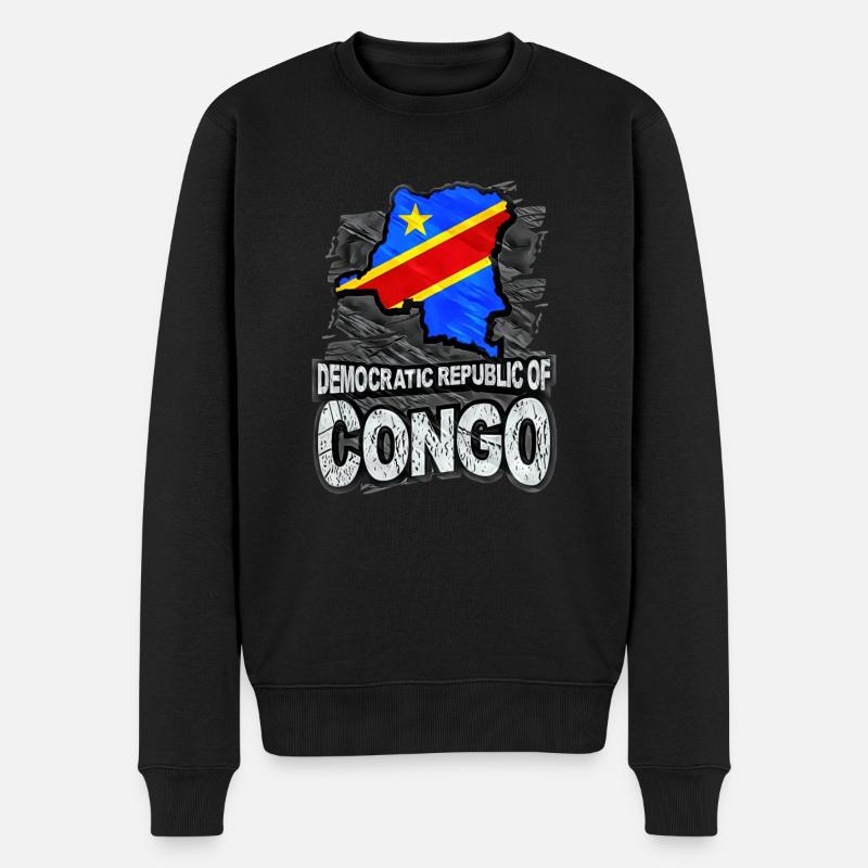 Congo - Pull Premium bio Homme - noir