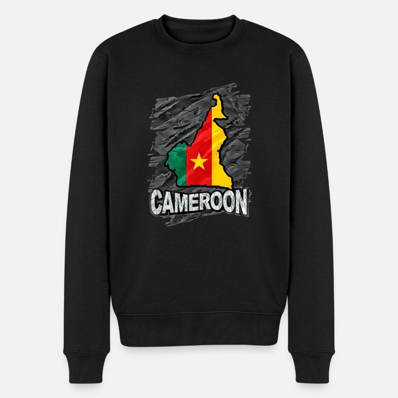 Cameroun - Pull Premium bio Homme - noir