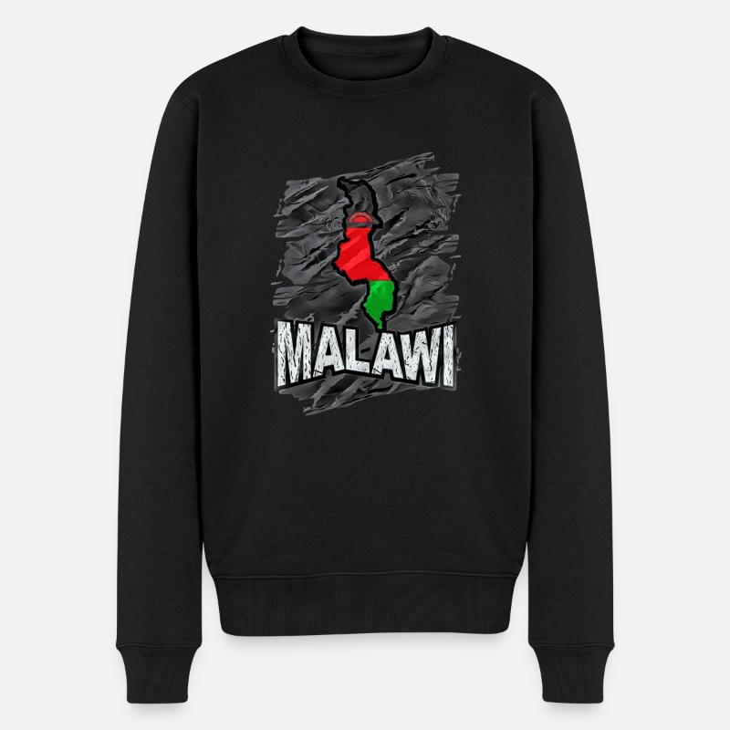 Malawi - Pull Premium bio Homme - noir