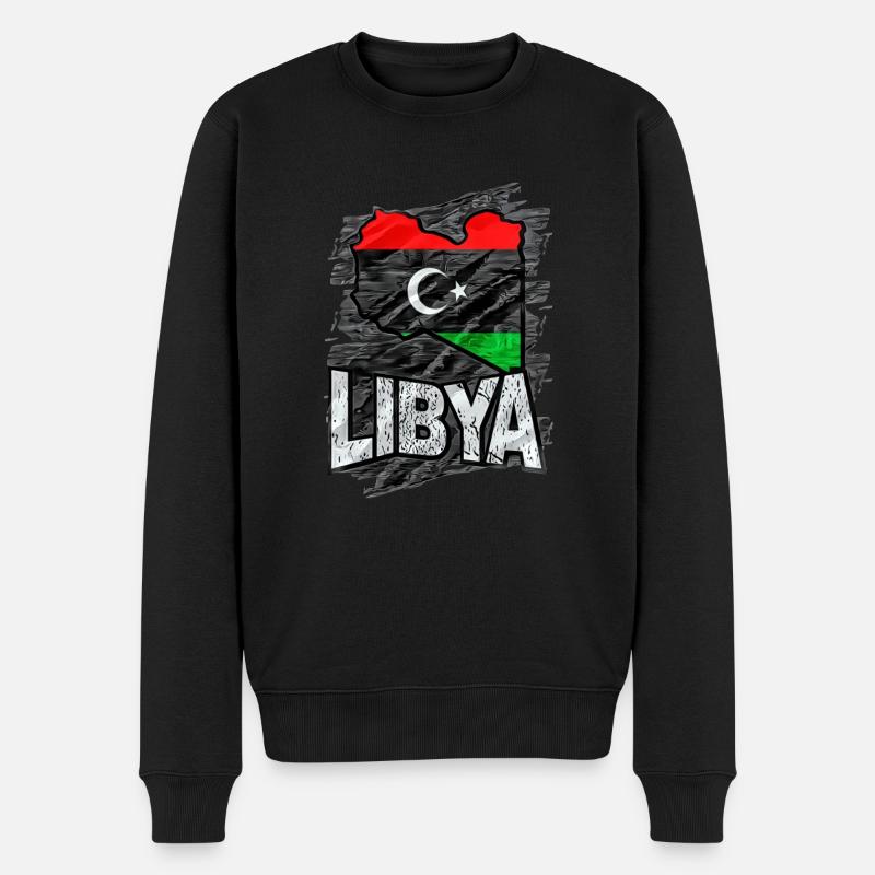 Libye - Pull Premium bio Homme - noir