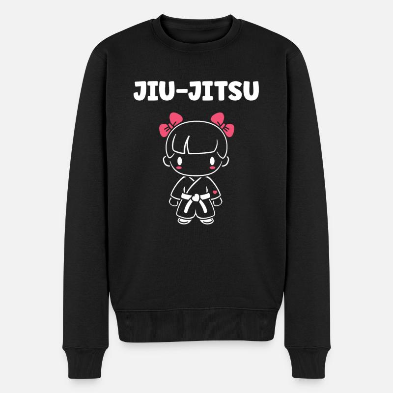 Jiu Jitsu - Pull Premium bio Homme - noir