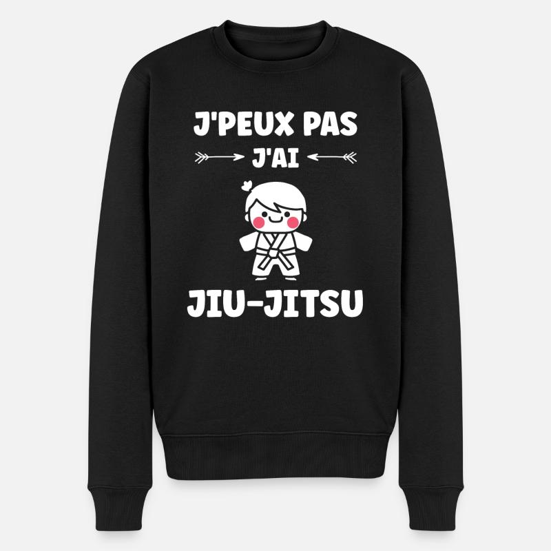 Jiu Jitsu - Pull Premium bio Homme - noir