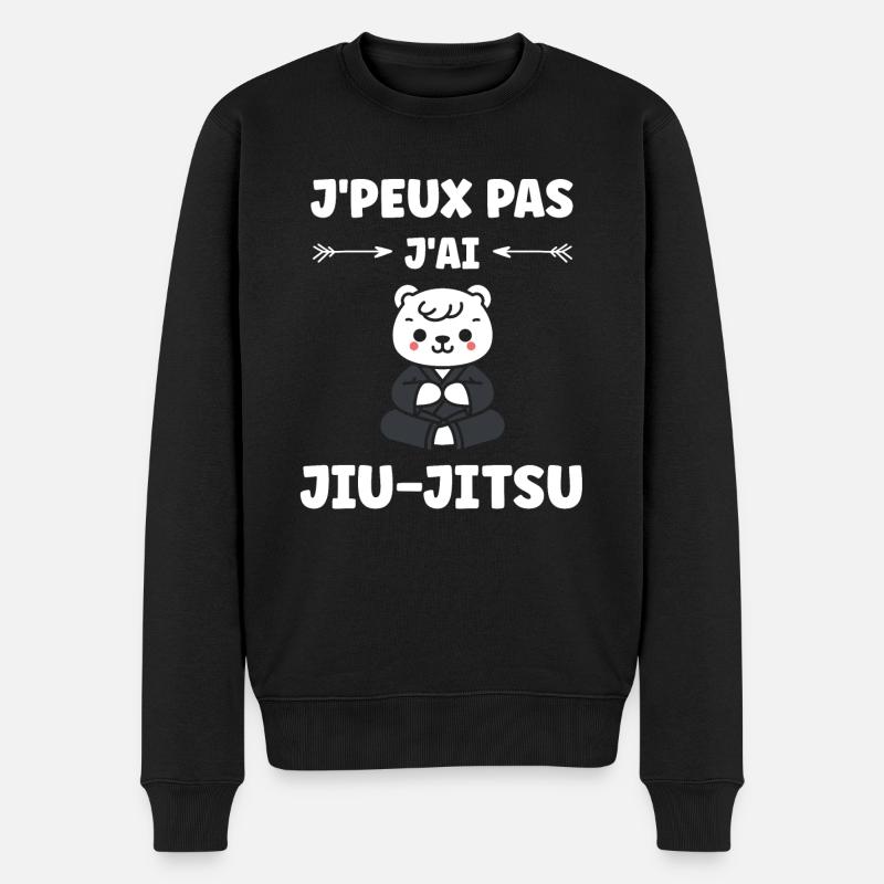 Jiu Jitsu - Pull Premium bio Homme - noir
