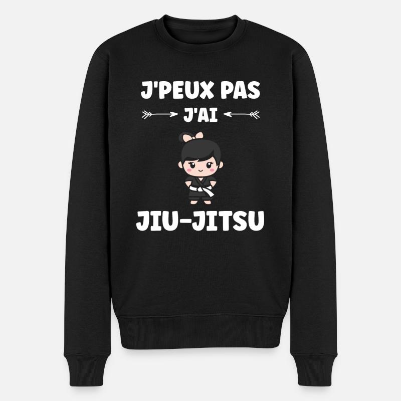 Jiu Jitsu - Pull Premium bio Homme - noir