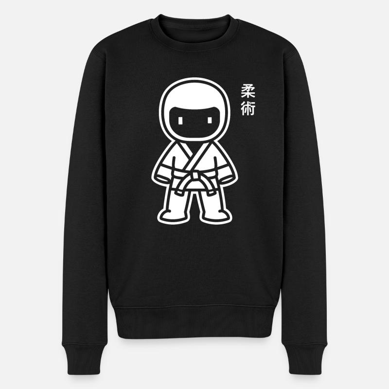 Jiu Jitsu - Pull Premium bio Homme - noir