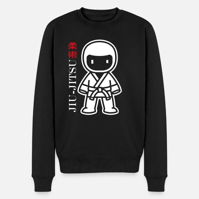 Jiu Jitsu - Pull Premium bio Homme - noir