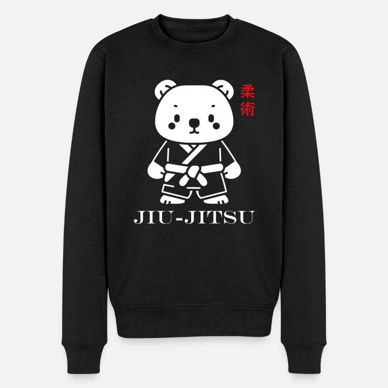 Jiu Jitsu - Pull Premium bio Homme - noir