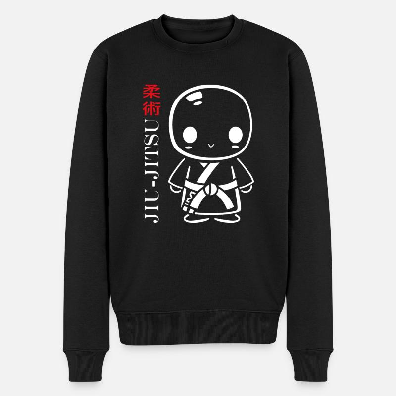 Jiu Jitsu - Pull Premium bio Homme - noir