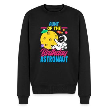 Kindergeburtstag Astronaut Familienmitglieder - Männer Premium Bio Pullover - Schwarz - Vorne - Nico (187cm)