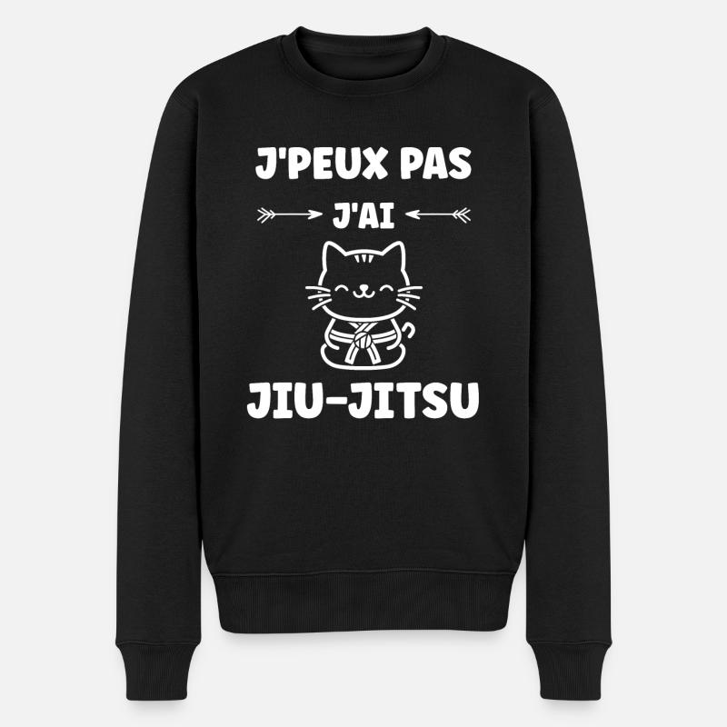 Jiu Jitsu - Pull Premium bio Homme - noir