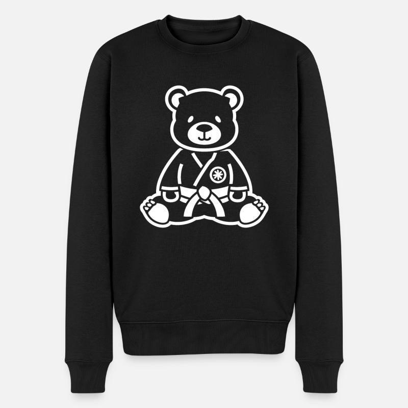 Jiu Jitsu - Pull Premium bio Homme - noir
