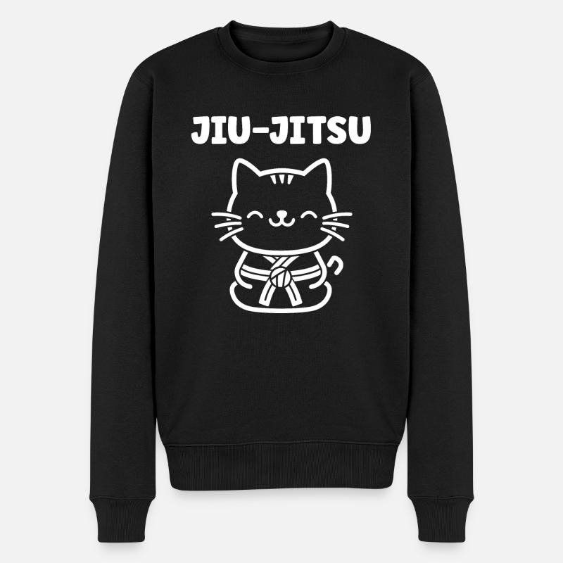 Jiu Jitsu - Männer Premium Bio Pullover - Schwarz