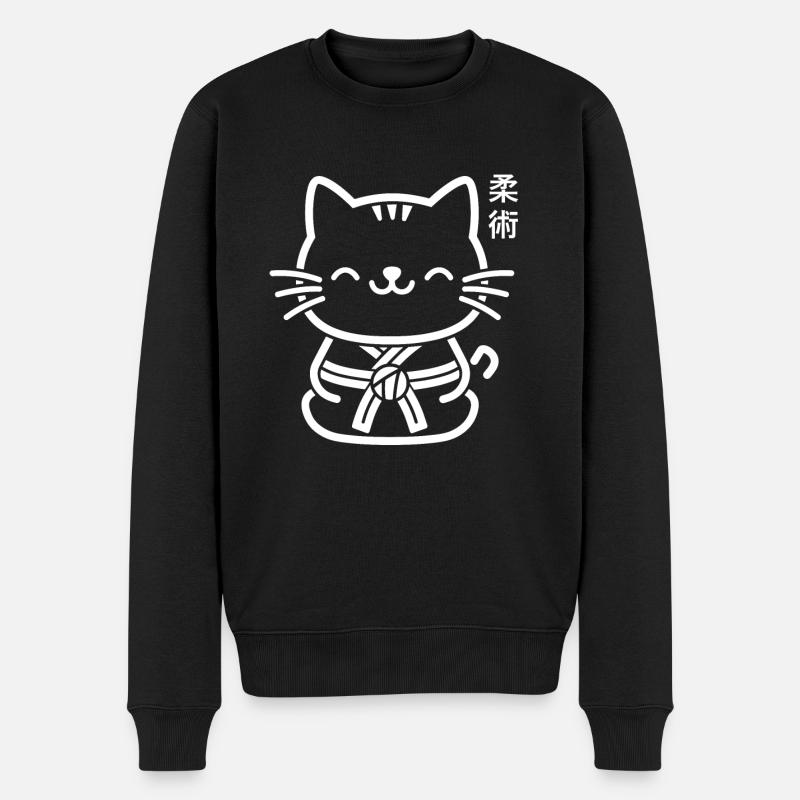 Jiu Jitsu - Männer Premium Bio Pullover - Schwarz