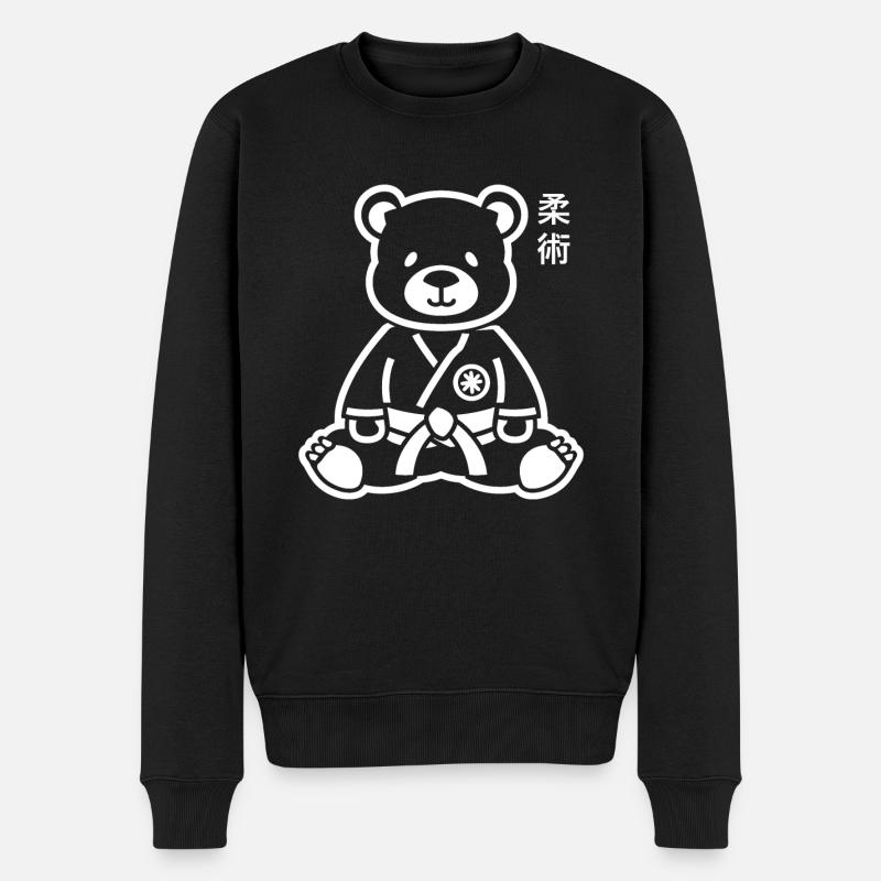 Jiu Jitsu - Pull Premium bio Homme - noir
