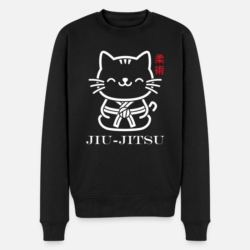 Jiu Jitsu - Pull Premium bio Homme - noir