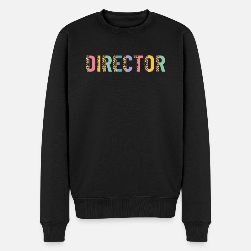 Réalisateur Drôle Réalisation Demi-Léopard - Pull Premium bio Homme - noir