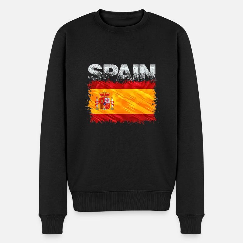Espagne - Pull Premium bio Homme - noir