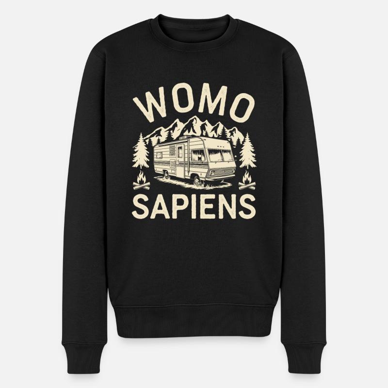 Womo Sapiens - Pull Premium bio Homme - noir