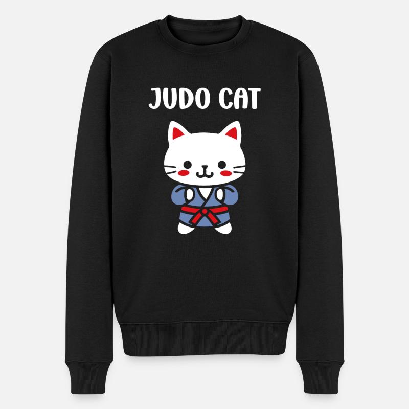 judo - Pull Premium bio Homme - noir