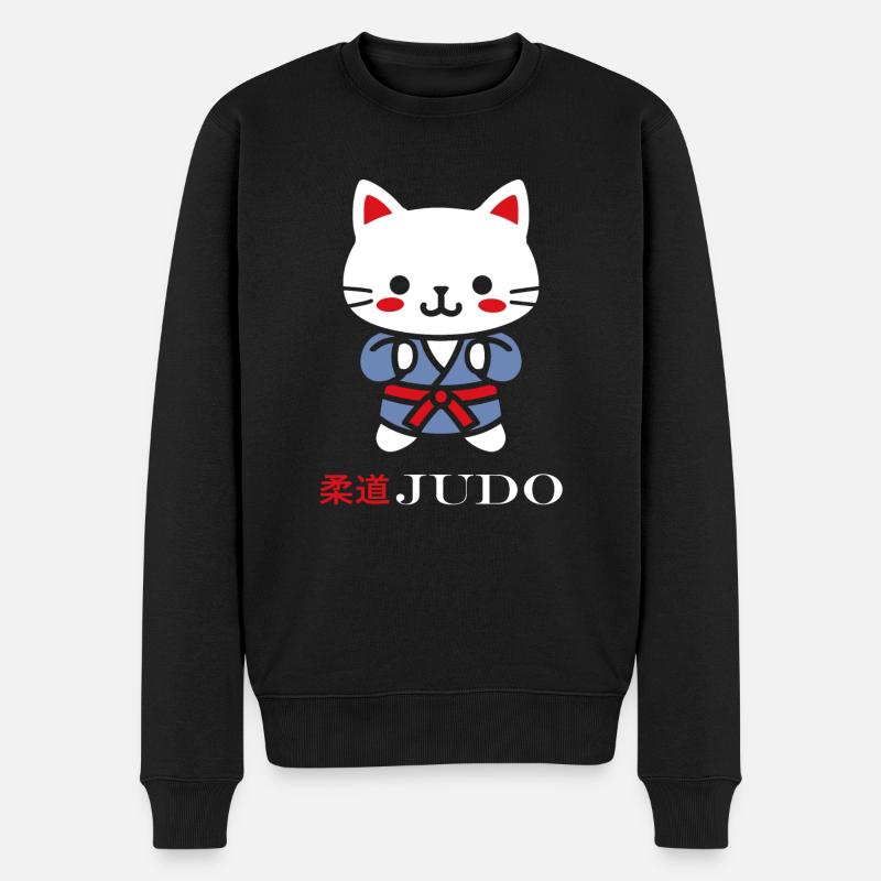 judo - Pull Premium bio Homme - noir