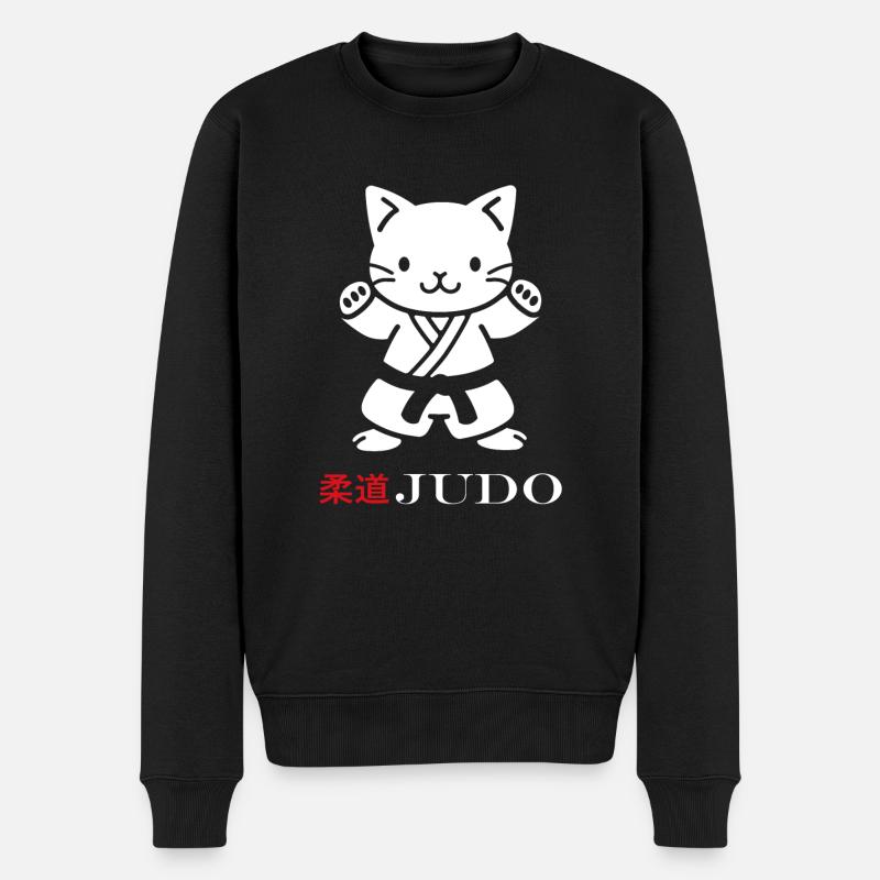 judo - Pull Premium bio Homme - noir