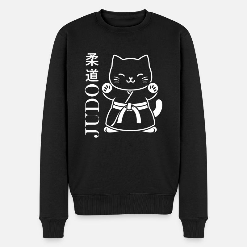 judo - Pull Premium bio Homme - noir