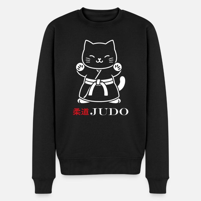 judo - Men's Premium Organic Jumper - black