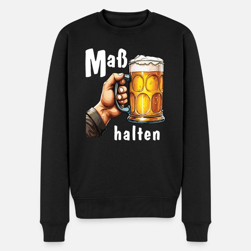 MODÉRATION BEER MUG - Pull Premium bio Homme - noir