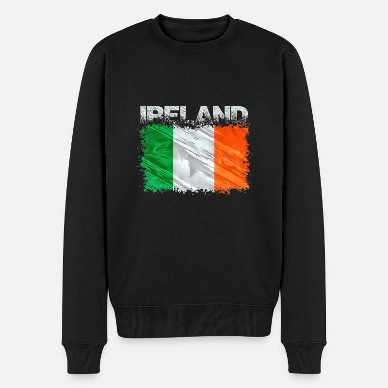 Irlande - Pull Premium bio Homme - noir