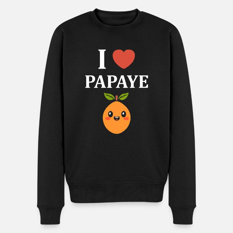 Papaye - Pull Premium bio Homme - noir