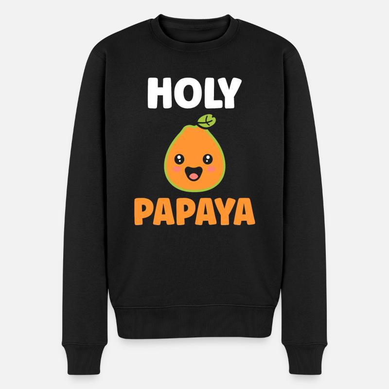 papaya - Pull Premium bio Homme - noir