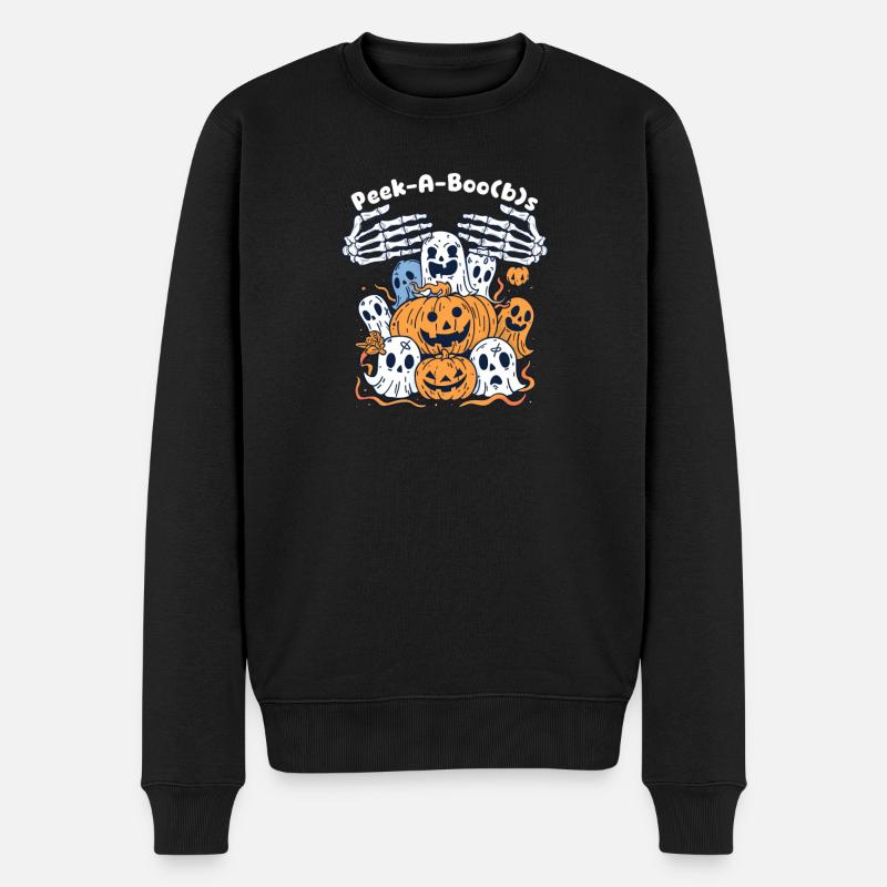 Halloween Boob Peek-A-Boo(b)s - Pull Premium bio Homme - noir