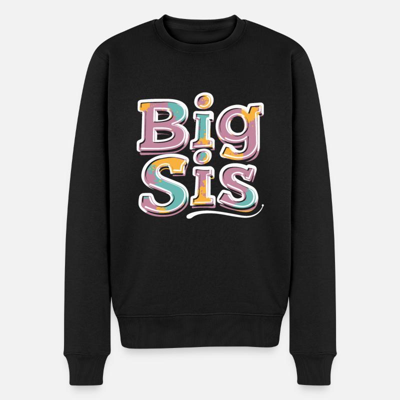 GRAND SIS - Pull Premium bio Homme - noir