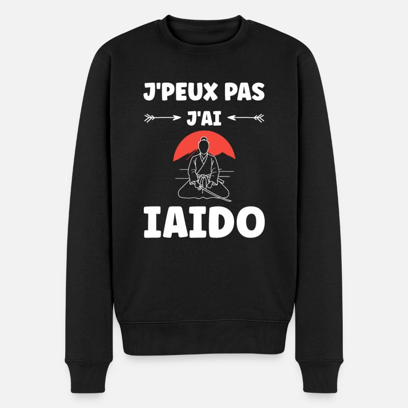 iaido - Pull Premium bio Homme - noir