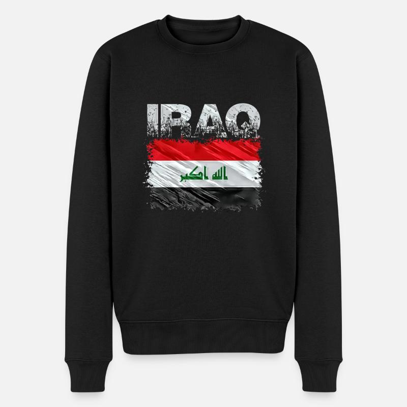 Irak - Pull Premium bio Homme - noir