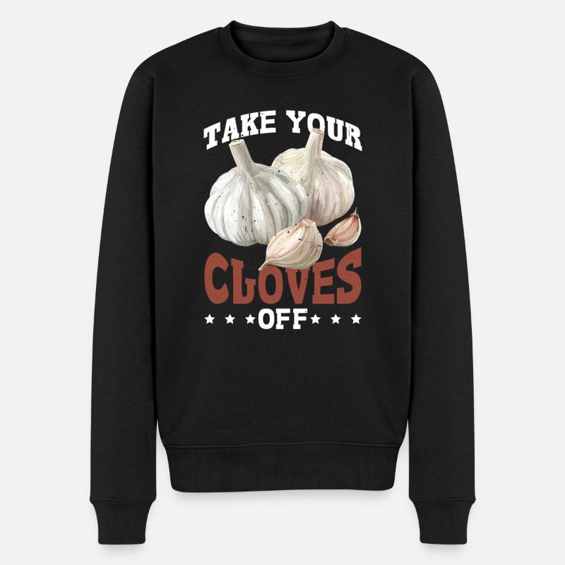 Take Your Cloves Off - Männer Premium Bio Pullover - Schwarz