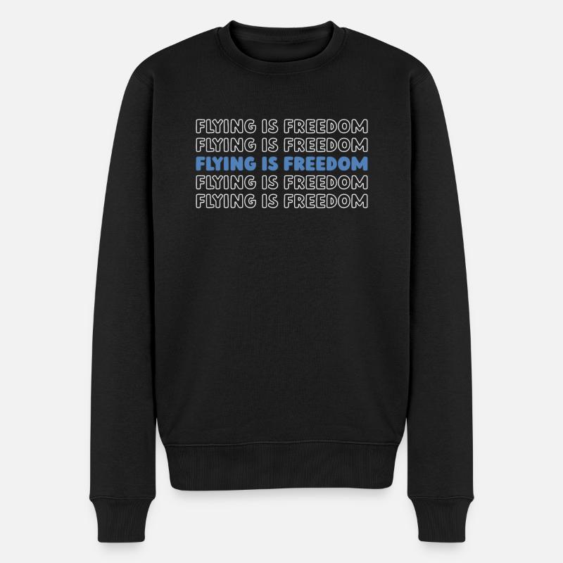 Paramoteur parapente - Pull Premium bio Homme - noir