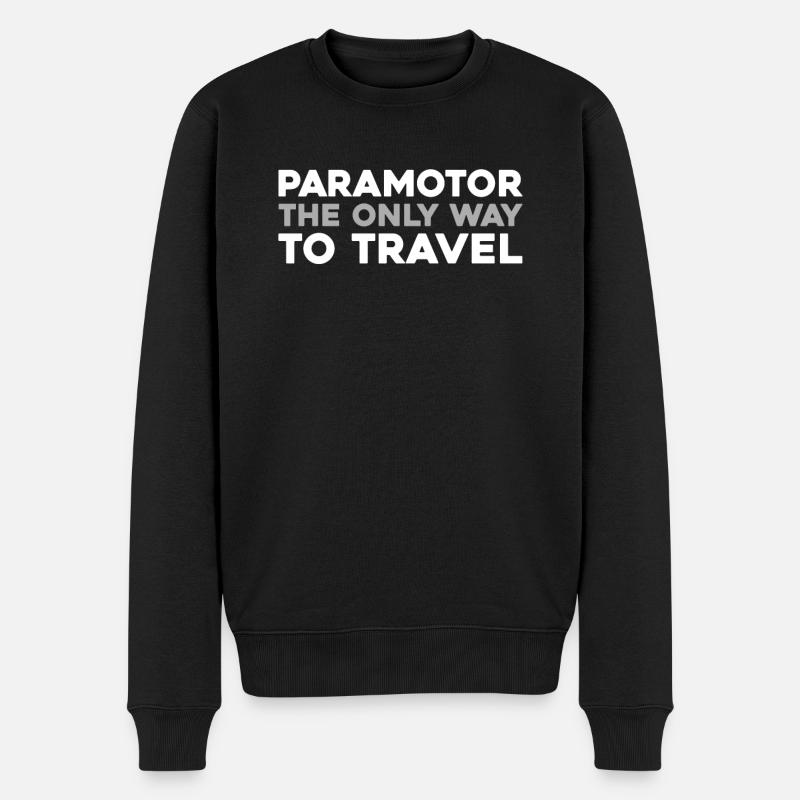 Paramoteur parapente - Pull Premium bio Homme - noir