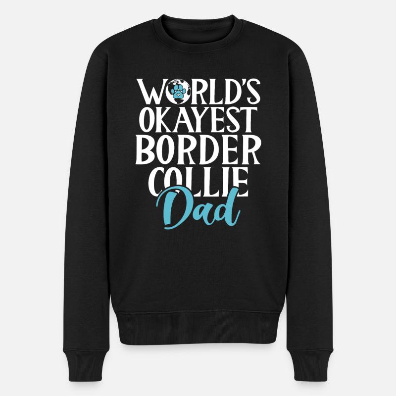 Cadeaux Border Collie - Pull Premium bio Homme - noir