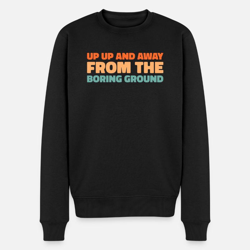 Paramotor Gleitschirmfliegen - Männer Premium Bio Pullover - Schwarz