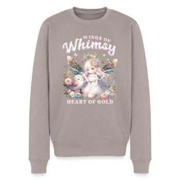 Fee Fairy Fairycore - Men's Premium Organic Jumper - taupe - Front - Nico (187cm)