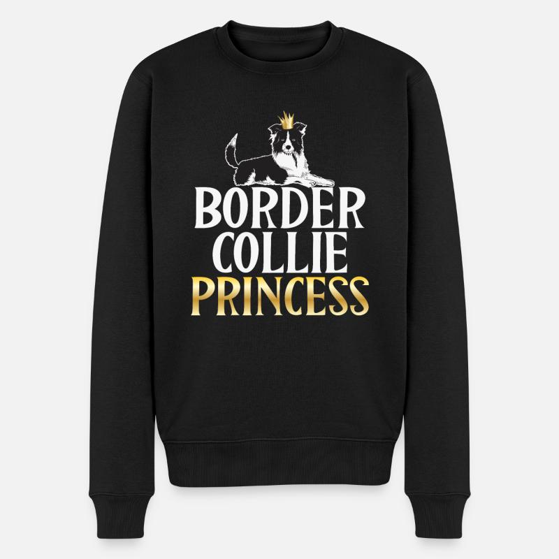 Cadeaux Border Collie - Pull Premium bio Homme - noir