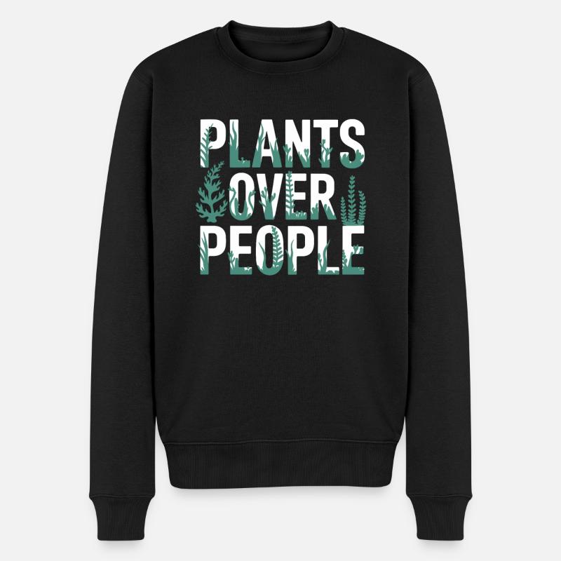 Passionné d’aquascaping Jardinage sous-marin - Pull Premium bio Homme - noir