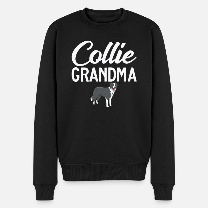 Cadeaux Border Collie - Pull Premium bio Homme - noir