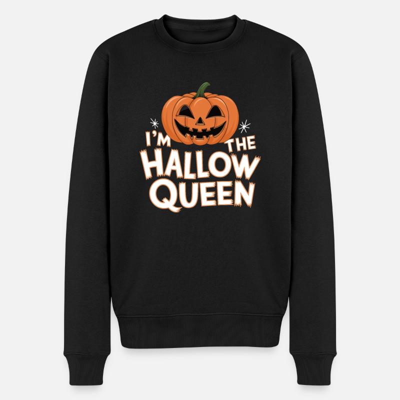 Halloween Frauen Kostüm - Männer Premium Bio Pullover - Schwarz